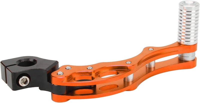 CFTGIW Kick Starter Kickstarter Lever Motorcycle Kick Start Lever Kick Starter Start Lever High Strength Aluminum Alloy Universal Accessory for Motorcycle Scooter (Orange) - Image 3